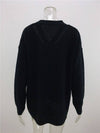 Pullover Temperament Commuter V-Neck Sweater