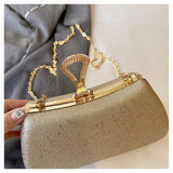 SHOULDER EVENING BAG CHAIN SQUARE BAG CLUTCH BAG_CWAB3253