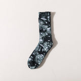 Universe Printed Tie Dyed Fashion Crew Socks_Cwms123