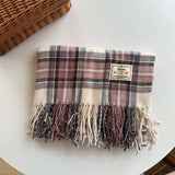 PLAID COLORBLOCK SCARF CLASSIC WINTER WRAP_CWASC2347