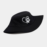 SIMPLE LOVE DOG PAW BUCKET HAT_CWAH1651