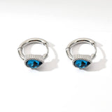 Unique Stainless Steel Heart Earrings With Cz_Cwmm8924