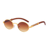 IMITATION WOOD SUNGLASSES ROUND FRAME SUNGLASSES_CWASG0581