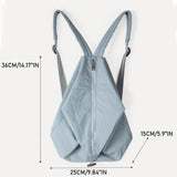 SUMMER MINIMALIST NYLON BACKPACK IRREGULAR DESIGN_CWAB1121