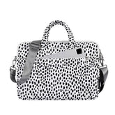 BLACK AND WHITE LAPTOP BRIEFCASE NOTEBOOK CASE_CWAB3324
