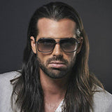 SQUARE FRAME SUNGLASSES METAL FRAMELESS SUNGLASSES_CWASG0561