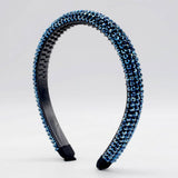 MONOCHROME RHINESTONE DECOR HAIR HOOP_CWAHA0357