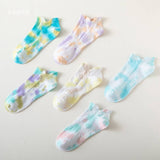 Women Tie-Dye Anti-Drop Heel Socks_Cwms0257
