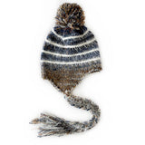 SWEET MIXED COLOR EARMUFFS KNITTED HAT_CWAH2049