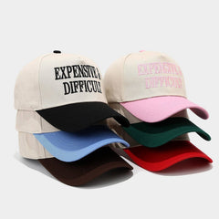 Retro Letter Embroidery Baseball Cap Unisex_Cwah04658
