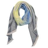CIRCLE YARN DIAMOND SCARF REVERSIBLE WINTER WRAP_CWASC0122