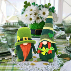 ST PATRICKS DAY FACELESS DOLL DOLL ORNAMENT_CWMM3437