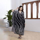 PLUS SIZE COTTON WOVEN BEACH COVER UP RESORT DRESS_CWMM6141