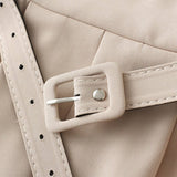 RETRO HIGH WAIST A LINE SKIRT SLIM SKIRT WITH BELT_CWBMS0307