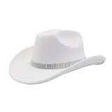 COUPLE FEDORA JAZZ HAT WESTERN ETHNIC WOOL HAT_CWAH04364