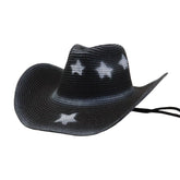 Unisex Western Star Spray Cowboy Sun Hat_Cwah04369