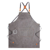 Cwab3994_Cotton Pocket Waterproof Thick Canvas Work Apron