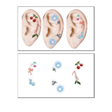 Waterproof Ear Tattoos Cute Cartoon Set_Cwmm8395