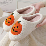 HALLOWEEN ATMOSPHERE SLIPPERS CUTE FUNNY AUTUMN WINTER