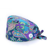 SURGICAL CAP PURE COTTON EMBROIDERED DOCTOR CAP_CWAH3323