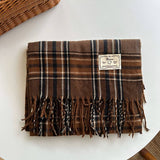 PLAID COLORBLOCK SCARF CLASSIC WINTER WRAP_CWASC2347