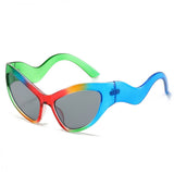 NEW CAT EYE RAINBOW SUNGLASSES_CWASG0412