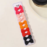 KIDS BOW HAIR CLIPS WITH NECK BOW DESIGN_CWAHA6727