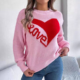 Valentines Day Love Long-Sleeved Pullover