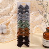 1 6 HANDMADE FABRIC BOW CLIPS FOR GIRLS_CWAHA6756