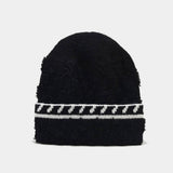 Warm And Windproof Stitching Plush Knitted Hat_Cwah1603
