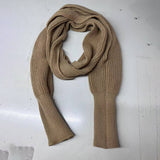 KNITTED SLEEVE SCARF SHAWL FOR MEN WOMEN WINTER_CWASC1538