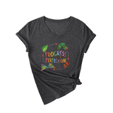 SLIM FIT WOMEN S TEE PROGRESS OVER PERFECTION _CWTTSL0501