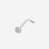 STEEL NOSE STUD WITH 5A ZIRCON ON STRAIGHT BAR_CWMM9600