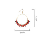 BOHEMIAN NICHE VINTAGE CIRCLE BEADED EARRINGS_CWAJE1659