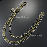 PUNK SKULL PENDANT MULTI LAYERED TROUSER CHAIN_CWMM4883