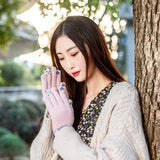 RED PANDA KNITTED WARM TOUCHSCREEN GLOVES_CWAG0152