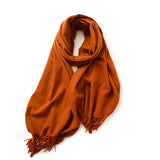 Winter Scarf Shawl Soft Warm Fringe Design