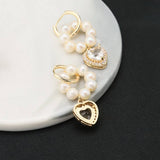 Womens Light Luxury Natural Pearl Earrings
