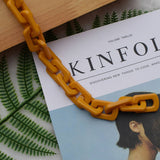 ACRYLIC SQUARE MULTI COLOR BAG CHAIN BAG STRAP_CWMM5093