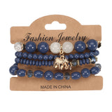 BOHEMIAN ELEPHANT CHARM BEADED BRACELET_CWAJE2210