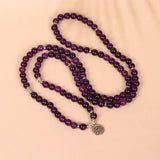 108 PURPLE BEADED BRACELETS WITH STRETCHY BANDS_CWAJE3940