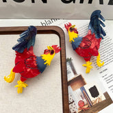 ROOSTER ACETATE SHARK HAIR CLAW CLIP FOR WOMEN_CWAHA5768