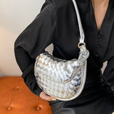 HANDMADE STRAW BAG FASHION ONE SHOULDER ARMPIT BAG_CWAB1912