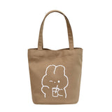 CUTE CARTOON RABBIT MINI TOTE BAG_CWAB1713