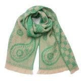 PAISLEY JACQUARD SCARF UNISEX WINTER SHAWL WRAP_CWASC0862