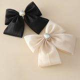 PEARL STYLE FASHIONABLE COMMUTING BOW HAIRPIN_CWAHA1810