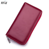 LONG PASSPORT BAG MULTIFUNCTIONAL LEATHER WALLET_CWAB3701