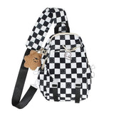 CLASSIC CONTRAST PLAID SHOULDER BAG_CWAB1607