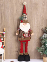 Vintage Snowflake Plaid Christmas Decorations_Cwmm2760