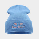 Outdoor Letter Knit Beanie Women Street Style_Cwah04662